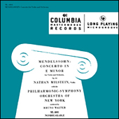 Mendelssohn - Concerto In E Minor For Violin And Orchestra Op.64