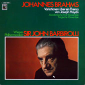 Brahms - Variationen Uber Ein Thema Von Joseph Haydn + Akademische Fest-Ouverture + Tragische Ouverture