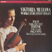 J.S. Bach - Partita For Violin Solo No.1 BWV1002 + Bartok - Sonata For Violin Solo + Paganini - Introduction And Variations