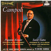 Paganini-Kreisler - Concerto In One Movement For Violin And Orchestra + Saint-Saens - Concerto No.3 In B Minor For Violin And Orchestra Op.61