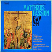 J.S. Bach - Matthaus Passion BWV 244 [3LP Boxset]