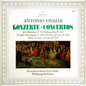 Vivaldi - Concerto Per Flautino C-Dur, PV 79 + Concerto Per Violoncello C-Moll, PV 434 + Concerto Con Violino Principale, Et Altro Violino Per Eco In Lontano A-Dur, PV 222 + Concerto Con Viola D'amor, E Leuto, E Con Tutti Gl'istromenti Sordini D-Moll, PV 