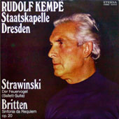 Strawinsky - Der Feuervogel (Ballett-Suite) + Britten - Sinfonia Da Requiem Op.20