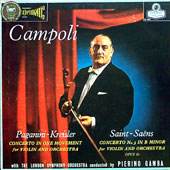 Paganini-Kreisler - Concerto In One Movement For Violin And Orchestra + Saint-Saens - Concerto No.3 In B Minor For Violin And Orchestra Op.61