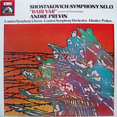 Shostakovich - Symphony No.13 In B Flat Minor, "Babi Yar" [2LP Limited-Deluxe Edition]