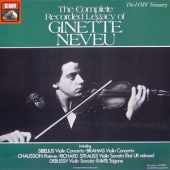 The Complete Recorded Legacy Of Ginette Neveu [4LP Boxset]