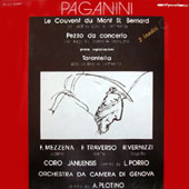 Paganini - Le Couvent du Mont St. Bernard + Pezzo Da Concerto In Mi Maggiore + Tarantella Per Violino E Orchestra