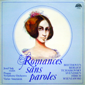 Romances Sans Paroles : Beethoven, Berlioz, Tschaikowsky, Svendsen, Fibich, Wieniawski