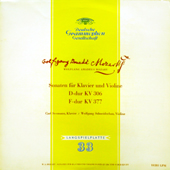 W.A. Mozart - Sonaten Fur Klavier Und Violine D-Dur KV 306 + F-Dur KV 377