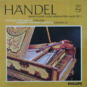 Handel - Samtliche Violinsonaten Aus Op.1