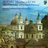 Mozart - Missa Brevis KV 192 + KV 259 "Orgelsolomesse"