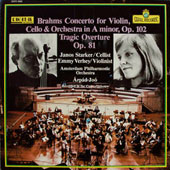Brahms - Concerto For Violin, Cello & Orchestra In A Minor, Op.102 + Tragic Overture Op.81