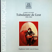 Albert De Rippe - Tabulature De Leut 1552-1562