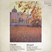 Joseph Haydn - Sinfonia Concertante Fur Violine, Violoncello, Oboe, Fagott Und Orchester B-Dur Op.84 + W.A. Mozart - Sinfonia Concertante Es-Dur Fur Oboe, Klarinette, Horn Und Fagott KV 297b