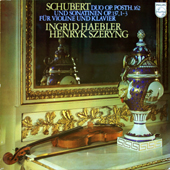 Schubert - Duo, Op.Posth.162, D.574 And Sonatinas, Op.137 Nos.1-3 For Violin And Piano