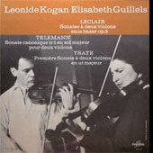 Leclair - Sonates A Deux Ciolons Sans Basse Op.3 + Telemann - Sonate Canonoque No.1 En Sol Majeur Pour Deux Violons + Ysaye - Premiere Sonate A Deux Violons En Ut Majeur