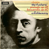 Chopin - The Four Scherzi + Prelude, Op.45 + Barcarolle, Op.60