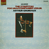 J.S. Bach - The 3 Partitas For Unaccompanied Violin