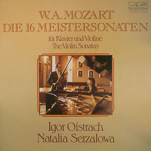 W.A. Mozart - Die Meistersonaten Fur Klavier Und Violine [5LP Boxset]