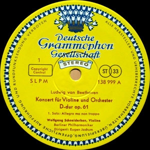 Beethoven - Konzert Fur Violine Und Orchester D-dur OP.61