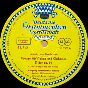 Beethoven - Konzert Fur Violine Und Orchester D-dur OP.61