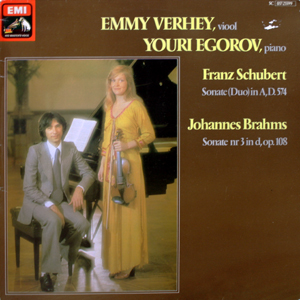Franz Schubert - Sonate (Duo) In A, D.574 + Johannes Brahms - Sonate Nr.3 In D, Op.108