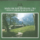 Beethoven - Sonata For Piano And Cello No.3 In A Major, Op.69 + No.4 In  C Major, Op.102 No. 1 + 7 Variations On A Theme From  " The Magic Flute"  By Mozart
