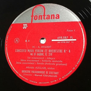 Mozart - Concertos Pour Violon Et Orchestre No.4, K.218 Et No.5, K.219