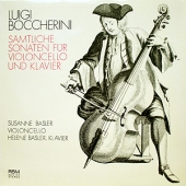 Boccherrini - Samtliche Sonaten Fur Violoncello Und Klavier