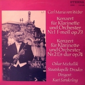 Weber - Konzert Fur Klarinette Und Orchester Nr.1 F-moll Op.73 + Konzert Fur Klarinette Und Orchester Nr.2 Es-dur Op.74