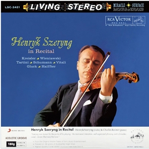 Henryk Szeryng In Recital : Vitali + Tartini + Gluck + Kreisler + Schumann + Halffter + Wieniawski