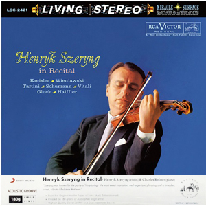 Henryk Szeryng In Recital : Vitali + Tartini + Gluck + Kreisler + Schumann + Halffter + Wieniawski