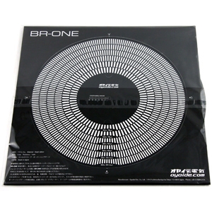 MJ-12 : Oyaide 12 Inch Turn Table Seat + BR-ONE : Oyaide Ultra Thin Anti Vibration Turntable Rubber Sheet 1mm (오야이데 턴테이블 매트) [당일 발송 가능]