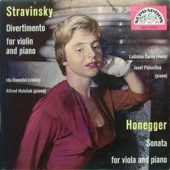Stravinsky - Divertimento For Violin And Piano + Honegger - Sonata For Viola And Piano [10 Inch LP]
