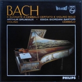 J.S. Bach - 6 Suonate A Cembalo Certato E Violino Solo [2LP Boxset] [1964 Dutch 1st Pressing w/ Maroon Label]
