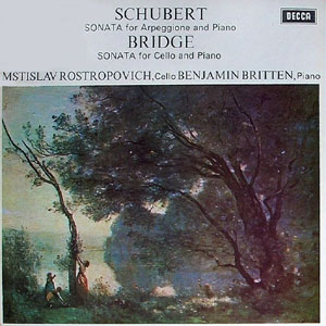 Schubert - Sonata For Arpeggione And piano + Bridge - Sonata For Cello And Piano [할인 판매]
