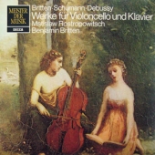 Werke Fur Violoncello Und Klavier : Britten - Sonata In C For Cello And Piano Op.65 + Schuman - Funf Stucke Im Volkston + Debussy - Sonata For Cello And Piano