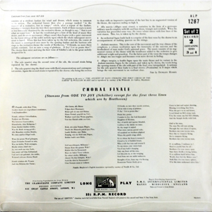 Beethoven - Symphony No.9 "Choral" [2LP Set]