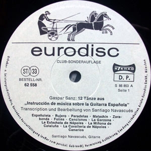 Spanische Gitarrenmusik : Spielt Albaniz, De Falla, Rodrigo, Sanz, Turina
