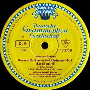 Johannes Brahms - Konzert Fur Klavier Und Orchester Nr.1 D-Moll Op.15