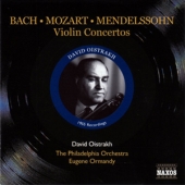 J.S. Bach + Mozart + Mendelssohn - Violin Concertos
