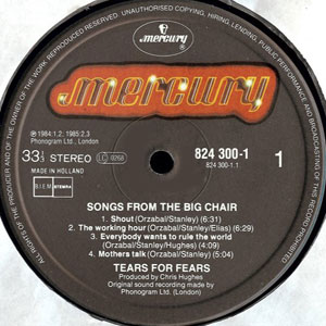Songs From The Big Chair