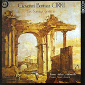 Giovanni Battista Cirri - Six Sonates Opus 16
