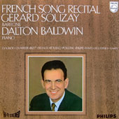 USED LP French Song Recital GERARD SOUZAY - DALTON BALDWIN CONDITION : COVER : EX+ / DISC : EX+ 국가 : HOLLAND 레이블 : Philips-Hifi stereo original first press 년도 : 196? 커버