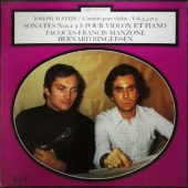 Joseph Haydn - L'oeuvre Pour Violon - Vol.3, 4 Et 5 : Sonates Nos.I a 8 Pour Violon Et Piano [3LP Boxset]