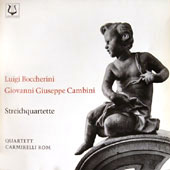 Boccherini - Quartett F-Dur, Op.64 Nr.1 + Cambini - Quartett D-Dur, Livre 20 Nr.5