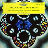 USED LP Franz Schubert - Messe As-Dur D.670 MARIA STADER / MARGA HOFFGEN / ERNST HAEFLIGER / GEORG RATZINGER COND / REGENSBURGER DOMCHOR / SINFONIE-ORCHESTERS DES BAYERISCHEN RUNDFUNKS CONDITION : COVER : EX / DISC : EX 국가 : GERMANY 레이블 : DGG original first press 년도 : 1965 커버