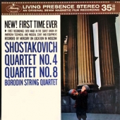 Shostakovich - Quartet No.4 + No.8 : New! First Time Ever! First recording Ever Made In Russia By... [White Label Promo-Copy]