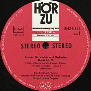 Beethoven - Violinkonzert D-Dur Op.61
