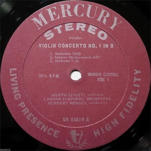 Prokofiev - Violin Concerto No.1 In D, Opus 19 + Stravinsky - Duo Concertant (1932)